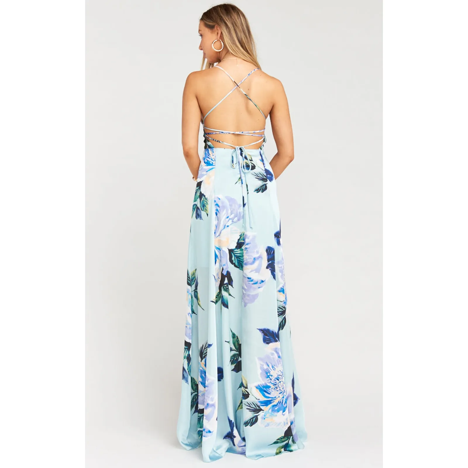 Show Me Your Mumu Godshaw Goddess Gown in Mint to Be Floral XXS NWT - Image 7