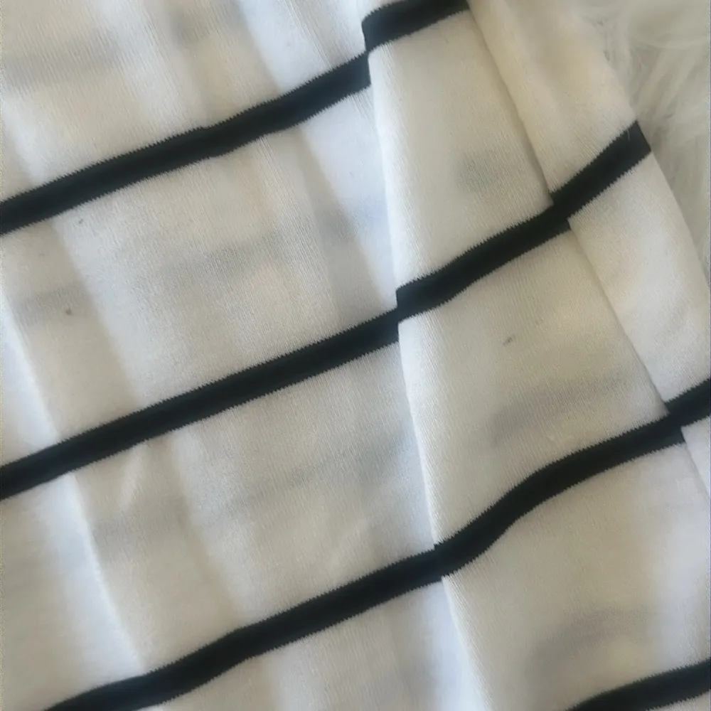 Women's Summer Sleeveless Scoop Neck Strips Beach Jumpsuit Rompers with Pockets Black Size L - Image 3