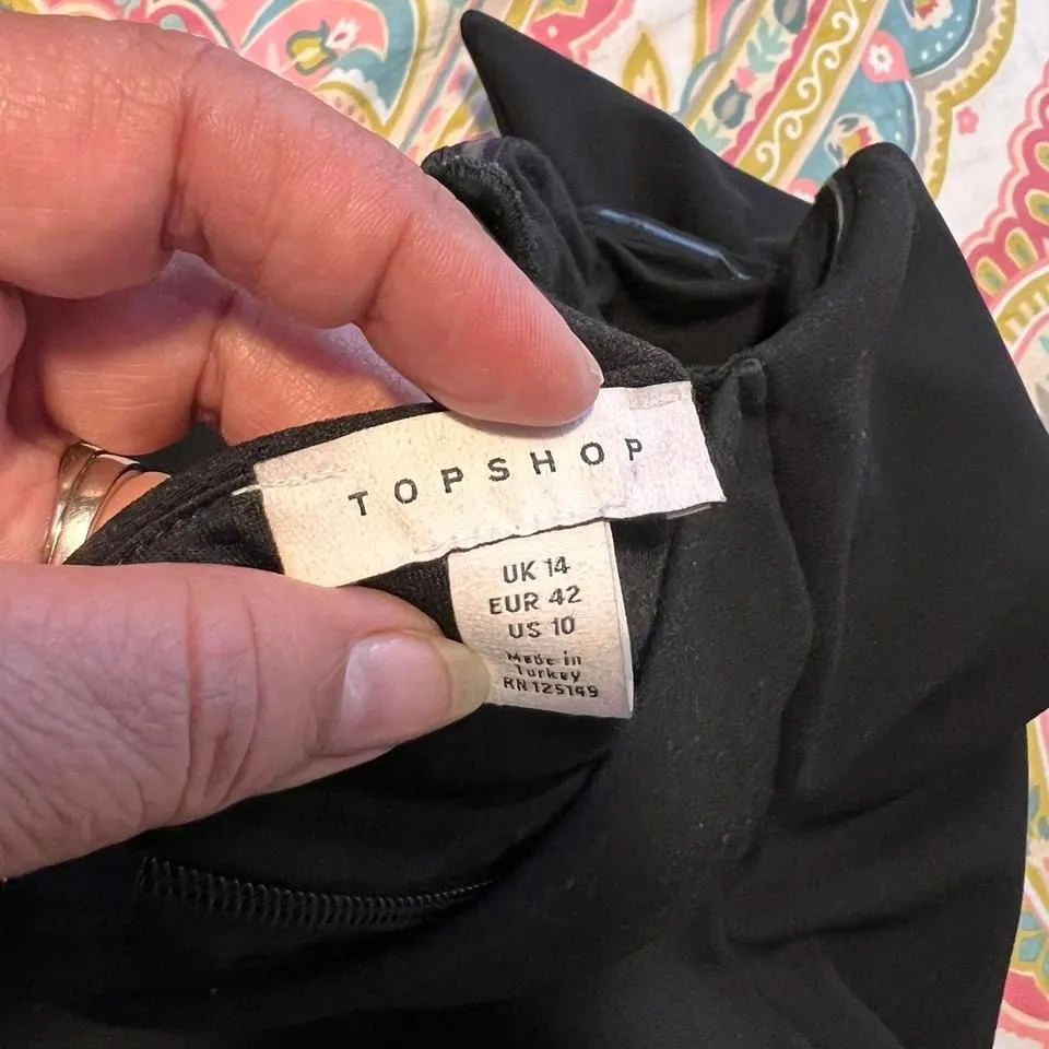 Beautiful long black dress from Nordstrom's Topshop‎ - Image 9