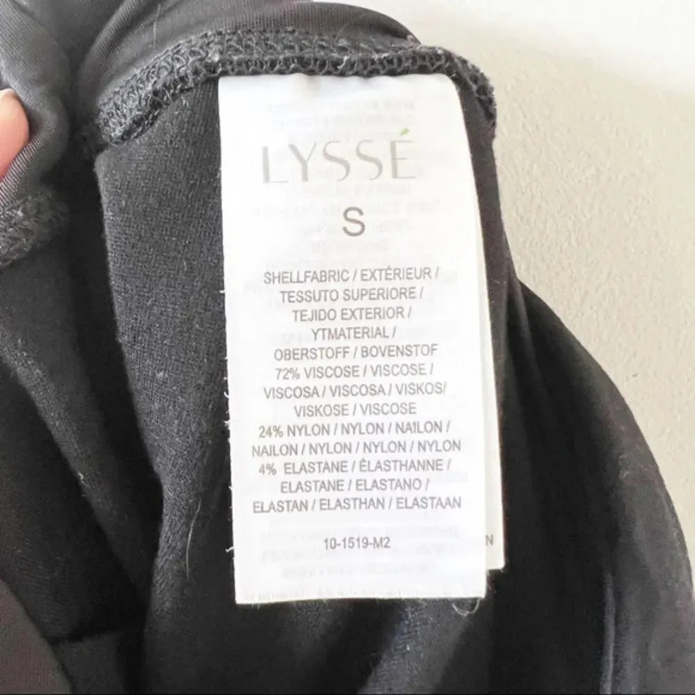 Lysse Black Heavy Knit‎ Jodhpur Tights Leggings Pants Size Small - Image 4