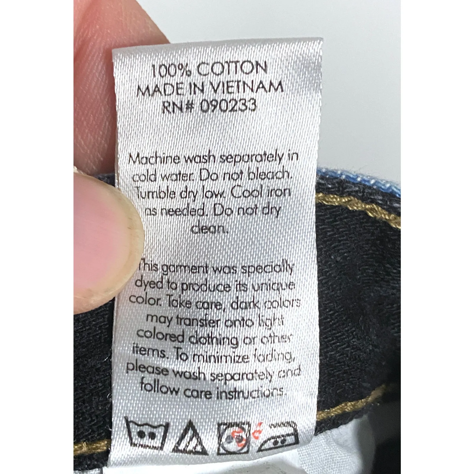 Pacsun 90s Boyfriend Two Tone Jeans Womens 22 Contrast Y2K Colorblock Retro Boho - Image 10