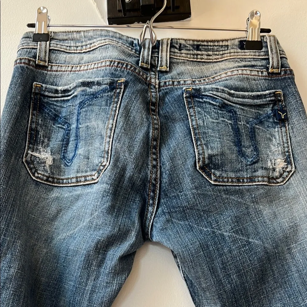 Vigoss | Classic Blue Denim Jeans Cropped Skinny Size 28 Cotton - Image 5