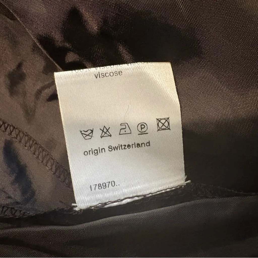 Akris Punto Multicolor Double Pleat Tweed Wool Blend Skirt, Sz 6 - Image 12