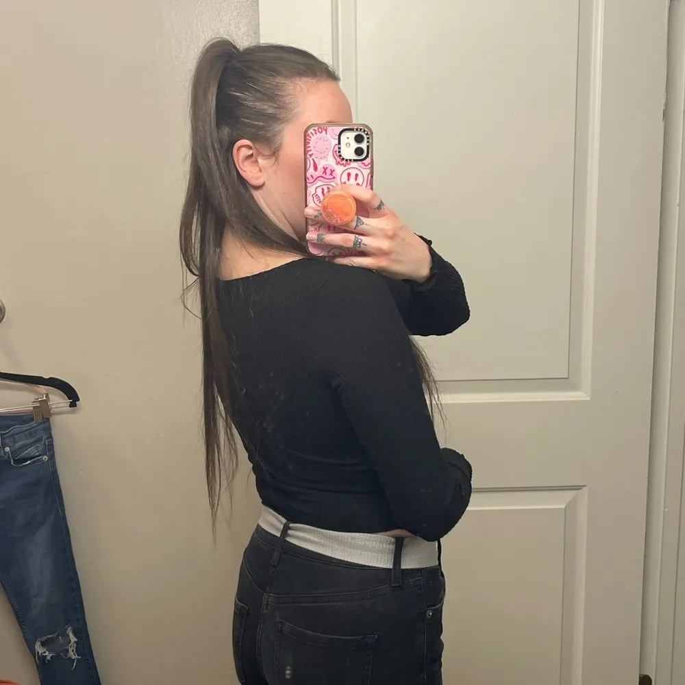 Princess Poly Black Crop Top - Image 4