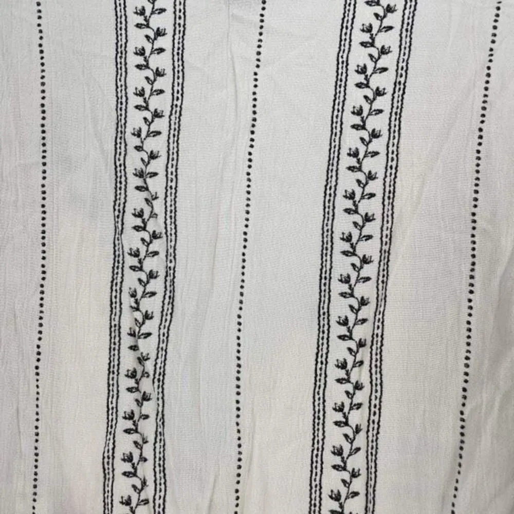 American Eagle Boho Tie Crop blouse Top Angel‎ bell sleeve XS Country Cowgirl - Image 8