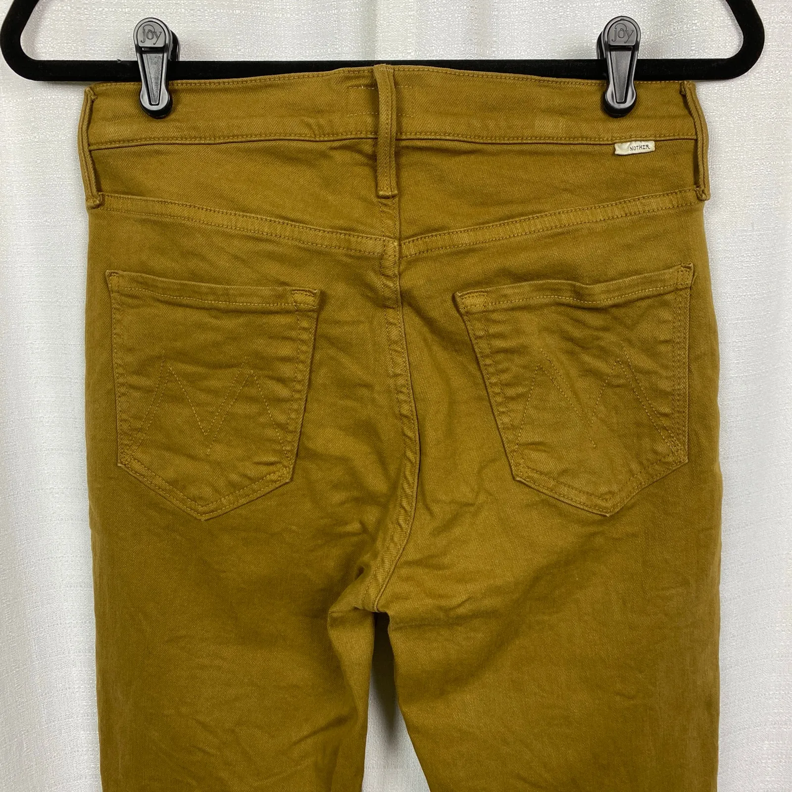 Mother The Mid Rise Dazzler Ankle Fray Jean in Play Date Brown Sz.29 - Image 13