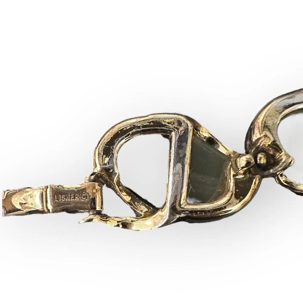 Lisner Thermoset Vintage Necklace Bracelet Earrings Set - Image 7