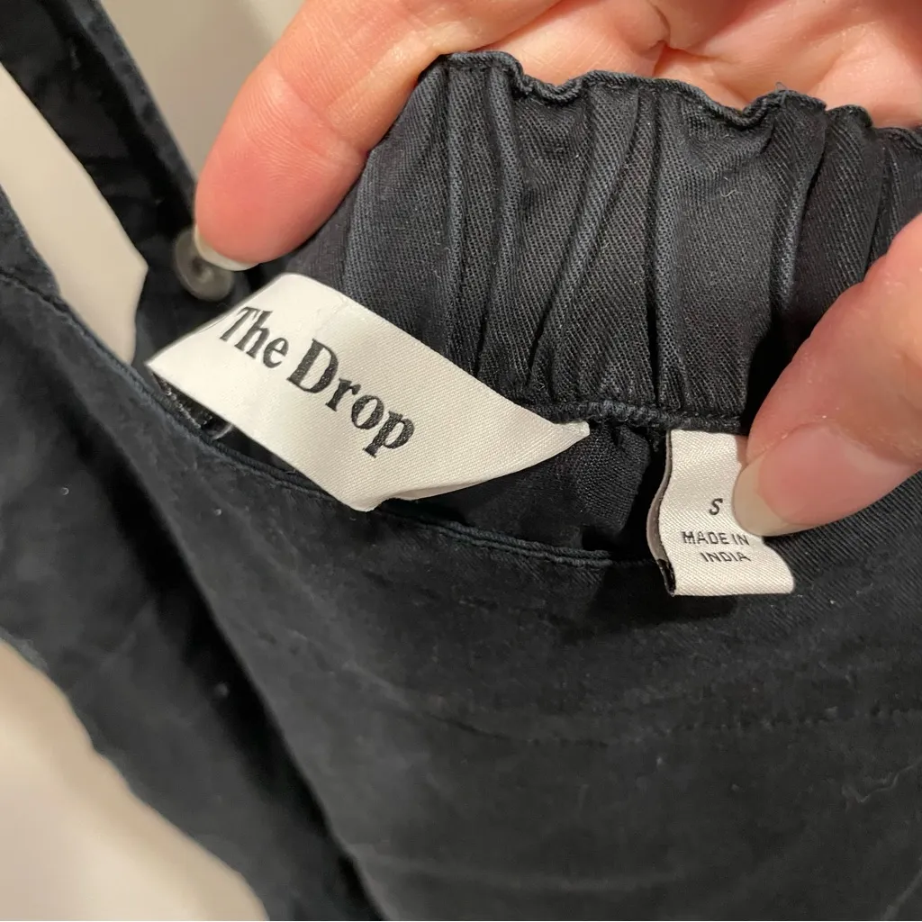 Cute black jumper tiered maxi/midi dress The Drop pockets - Image 6