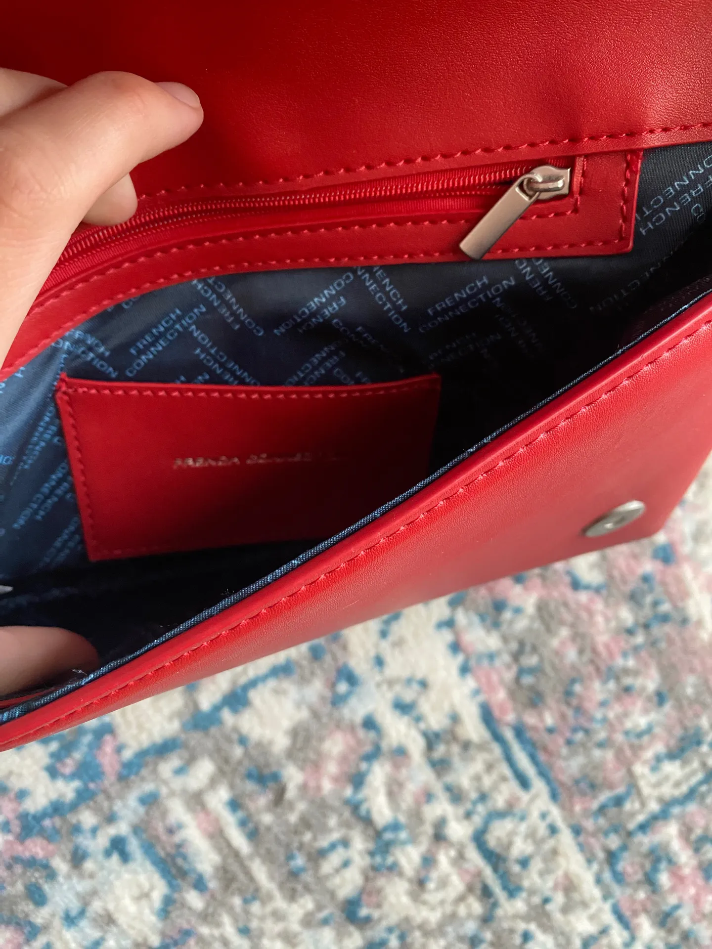 French Connection Red Shoulder Bag - Image 7