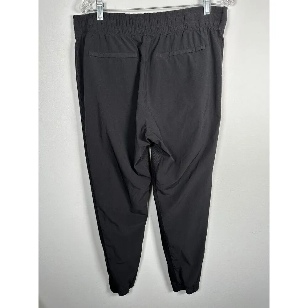 Athleta Size 10 Womens Brooklyn Jogger Pants Black Lightweight Pull On Pockets - Image 2