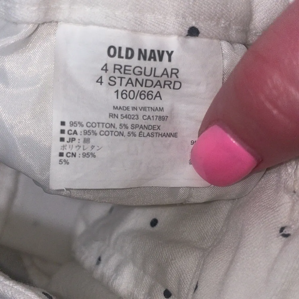 OLD NAVY Shorts Polkadots Chino Classic Casual Retro Womens 4 Minimalist Chic - Image 5