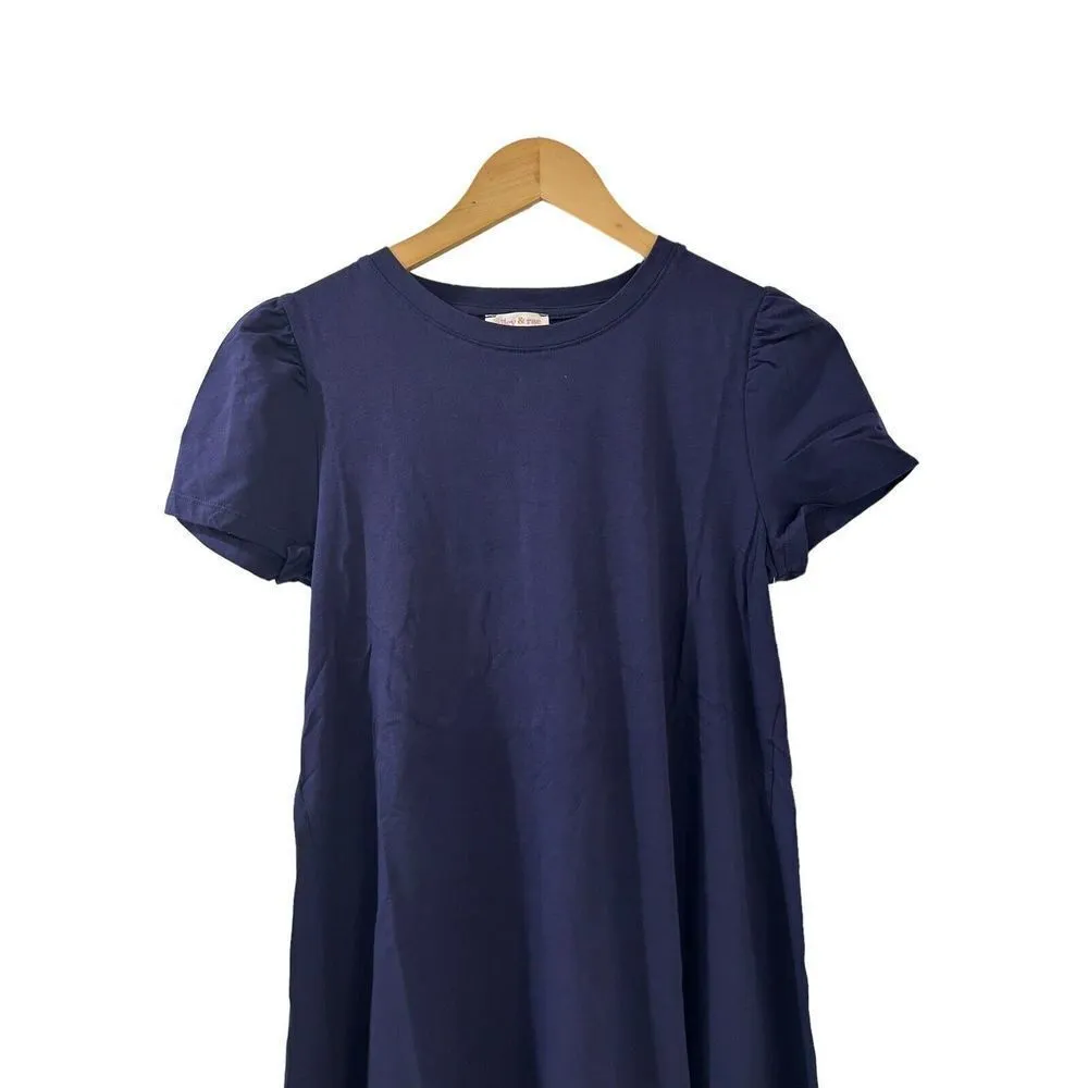 Riley & Rae Womens Casual Tshirt Dress, Navy, Size Small NWT, MSR￼P $69 - Image 2