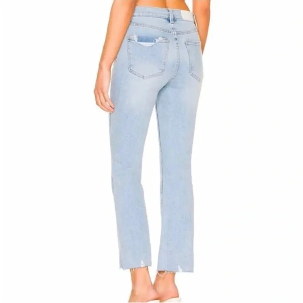 Pistola Lennon High Rise Crop Distressed Bootcut Jeans Size 27 LIKE NEW - Image 3