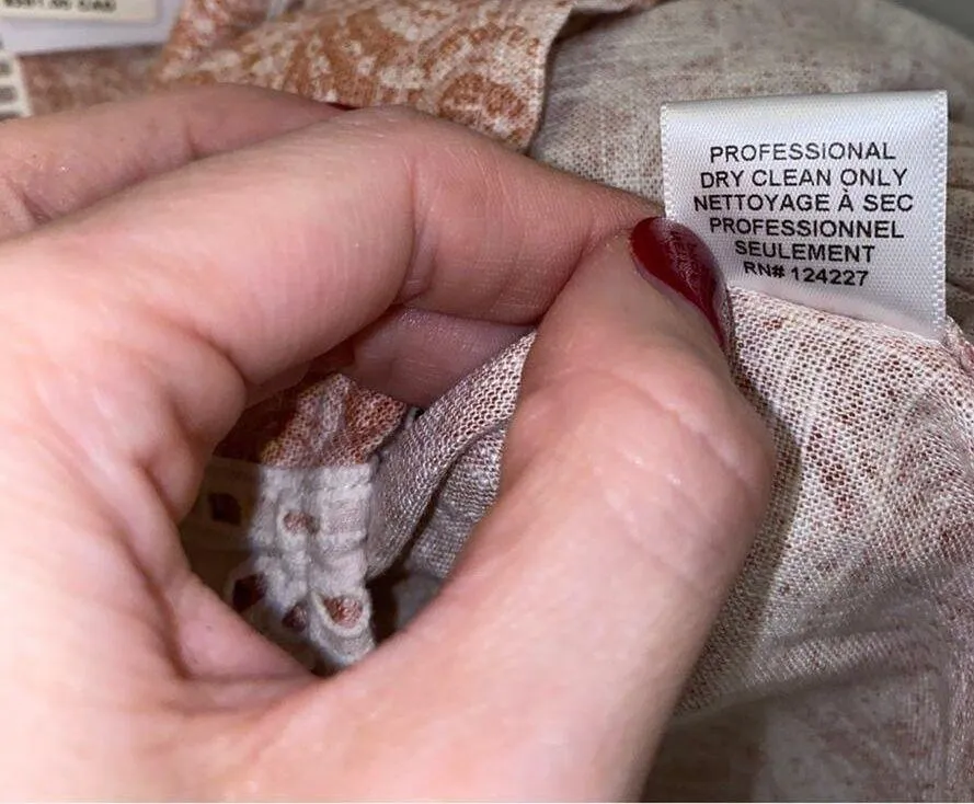 Misa Los Angeles Nilu Eyelet Lace Linen Top in Washed Tile Dusty Rose Small NWT - Image 5