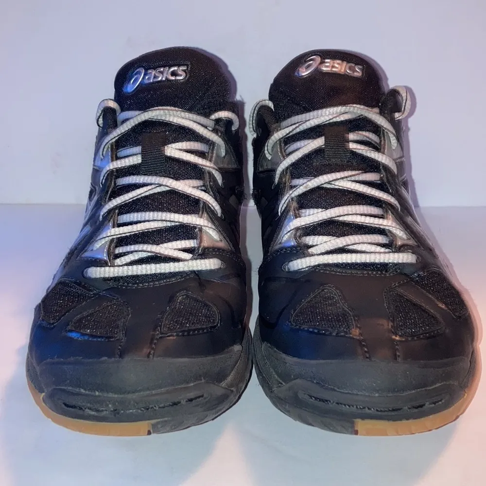 ASICS Shoes Women’s Size 9.5 6 Gel-Tactic Black Lace Up Sneaker Volleyball Shoes - Image 3