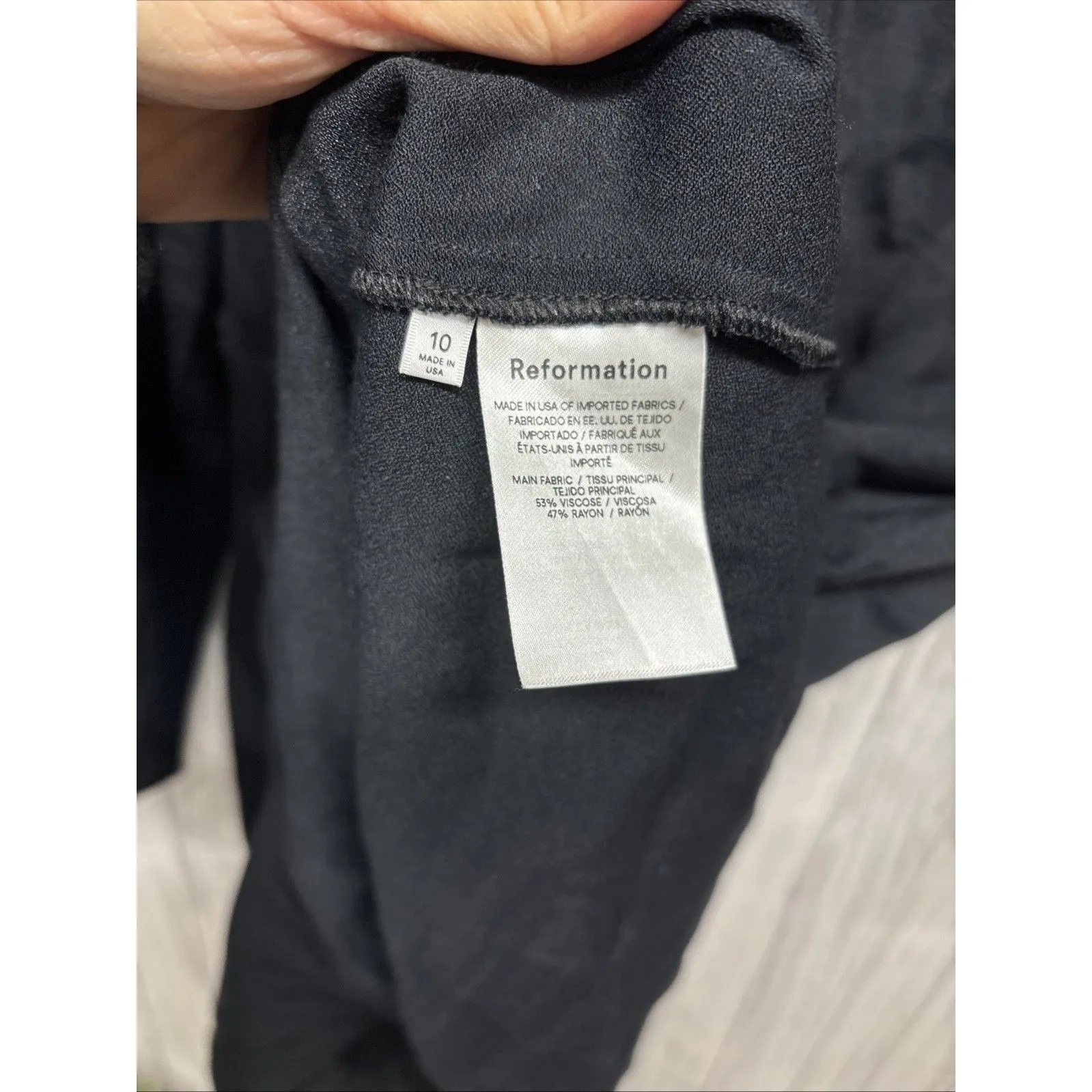 Womens Size 10 Reformation Mini Shirt Dress EUC - Image 4