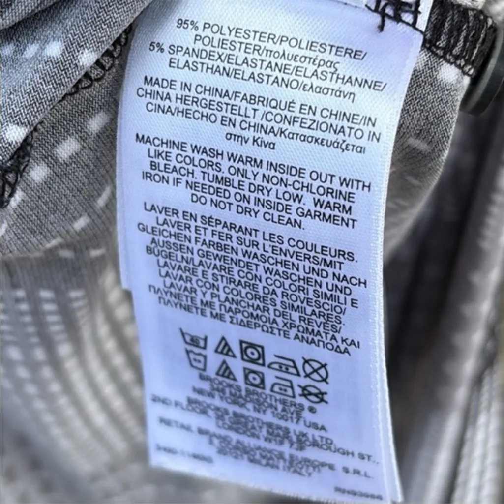 Like New Brooks Brothers Sleeveless Button
Front Stretch Midi Dress Medium - Image 7