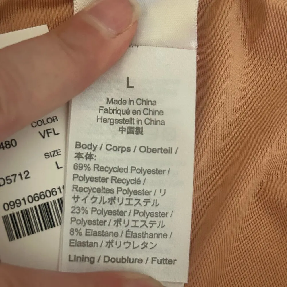 J. Crew Swim Scrunchie Hipster Bikini Bottoms Orange L Large New - Image 6