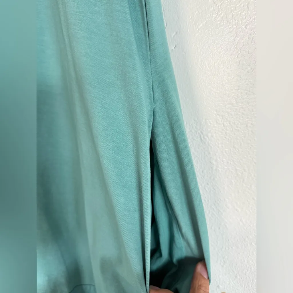 COS ASYMMETRIC MINI T-SHIRT DRESS Mint Green Garment size L - Image 5