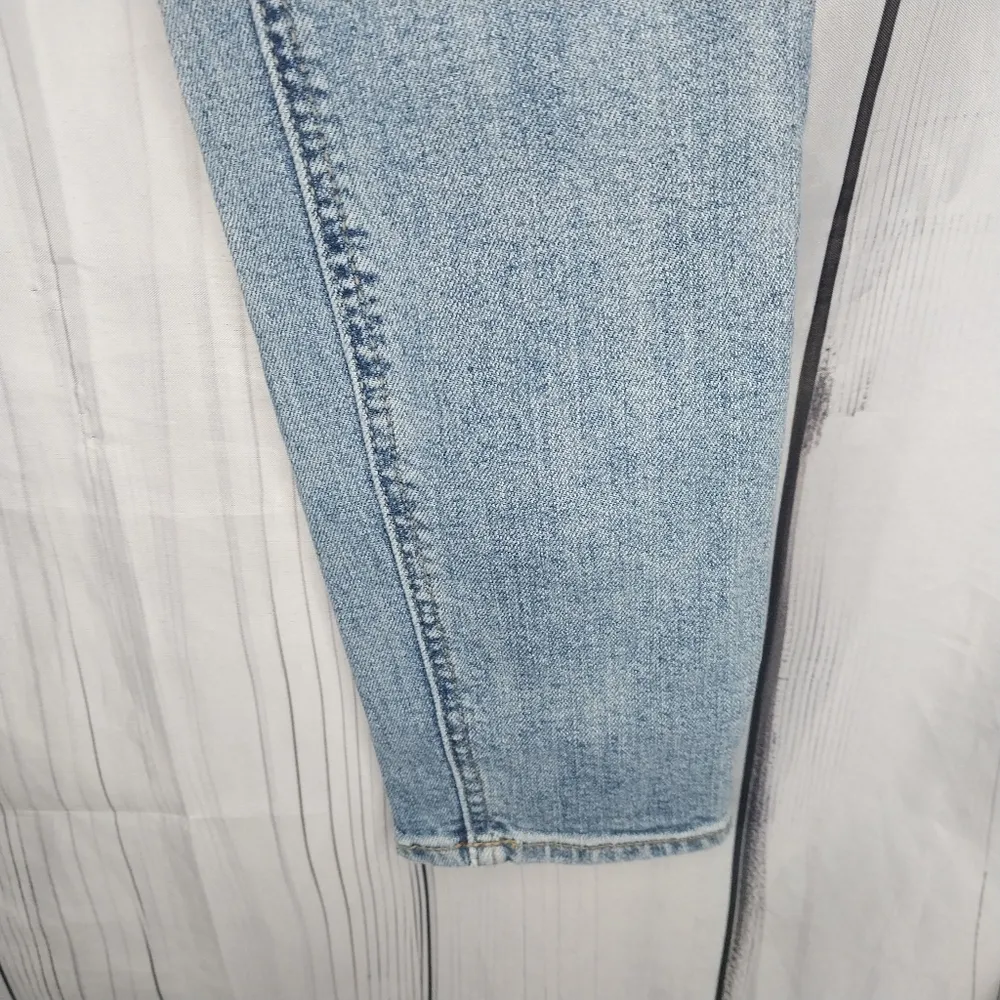 Lucky Brand Bridgette Skinny Embroidered Blue Jeans Size 0/25 - Image 7