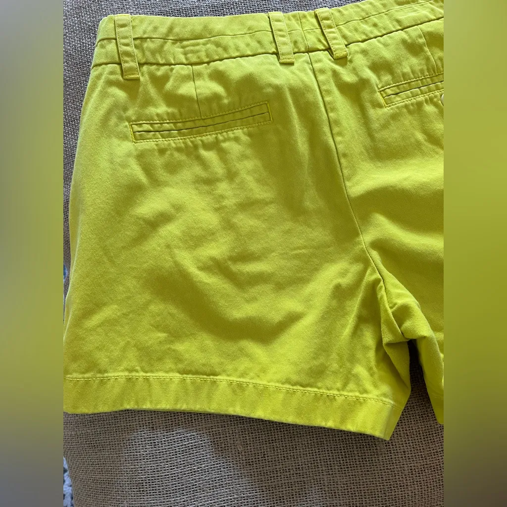 J. Crew Chino Yellow Shorts Classic Cotton 
Summer tennis prep beach classic - Image 8