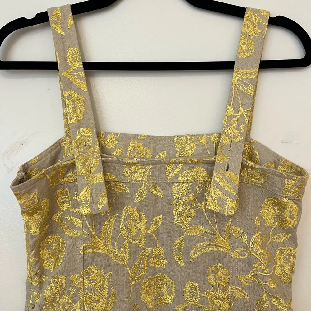 Tularosa Soree Dress in Yellow Floral - Image 8