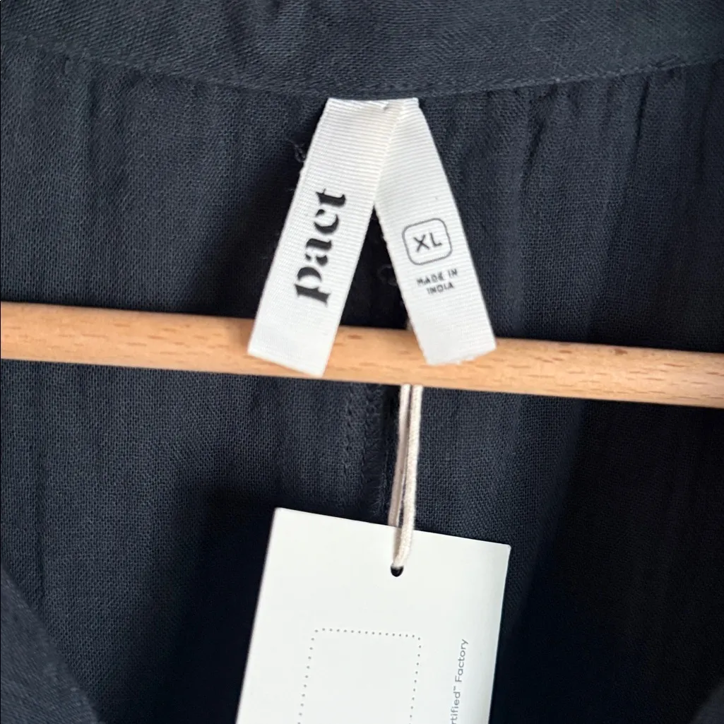 NEW Pact Coastal Double Organic Cotton Gauze Jumpsuit XL - Image 9