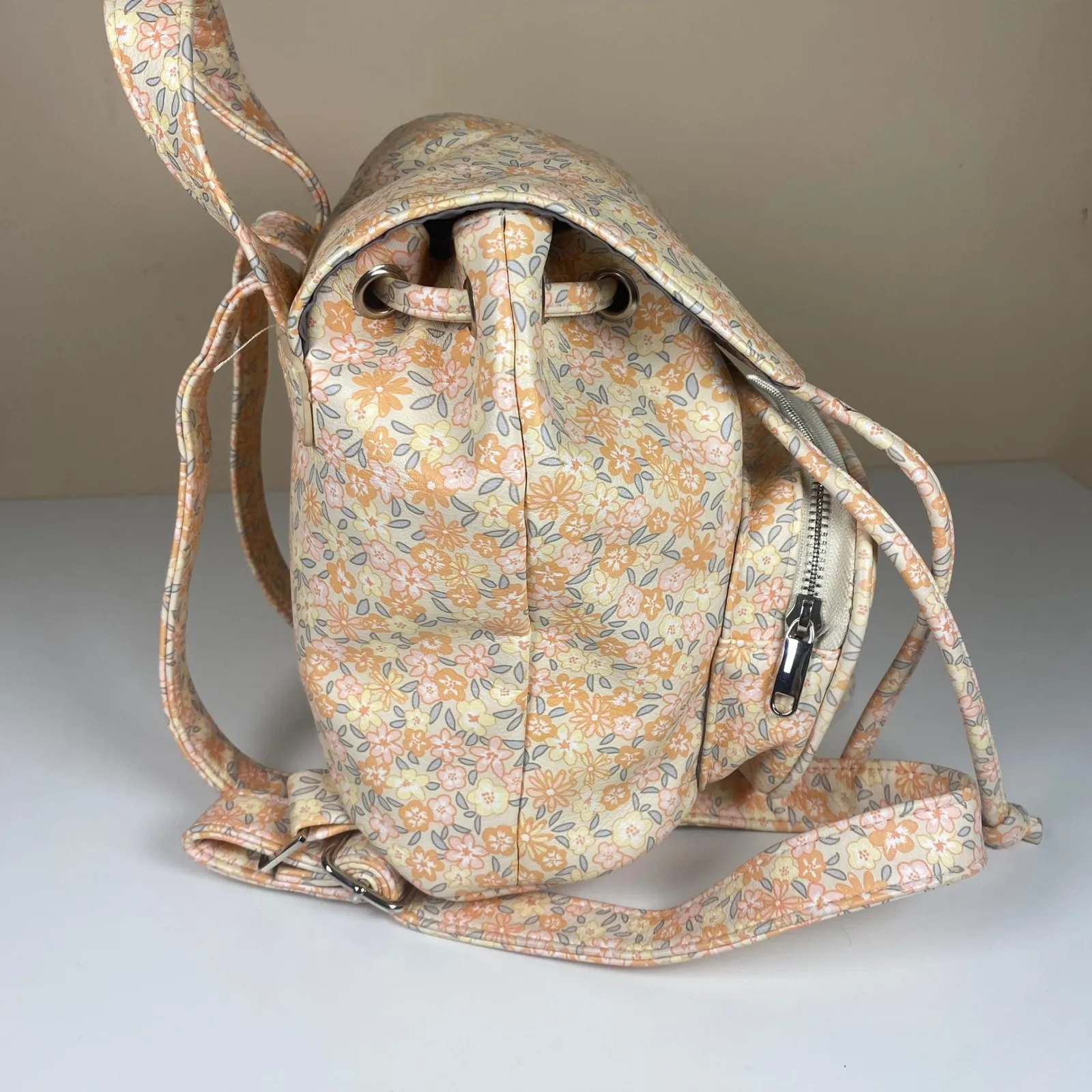 Target Floral Mini‎ Backpack Convertible Shoulder Bag Purse Cute - Image 2