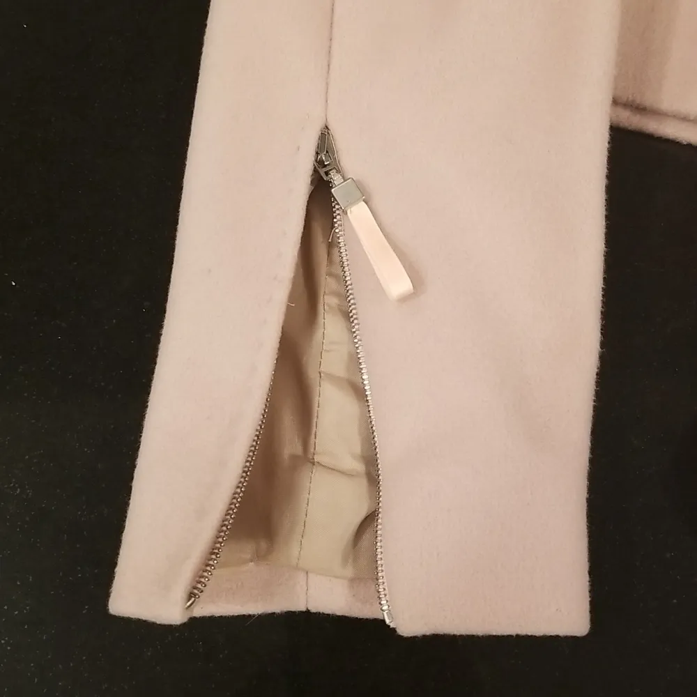 💕STELLA McCARTNEY💕 Wool Cashmere Short Wrap Coat ~ Blush Pink EU 42 - Image 6