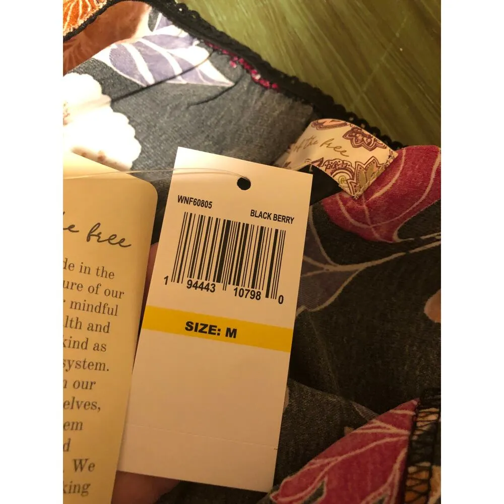 Band of the Free NWT Women's Lilou Black Floral Lace Slip Midi Skirt - Image 5