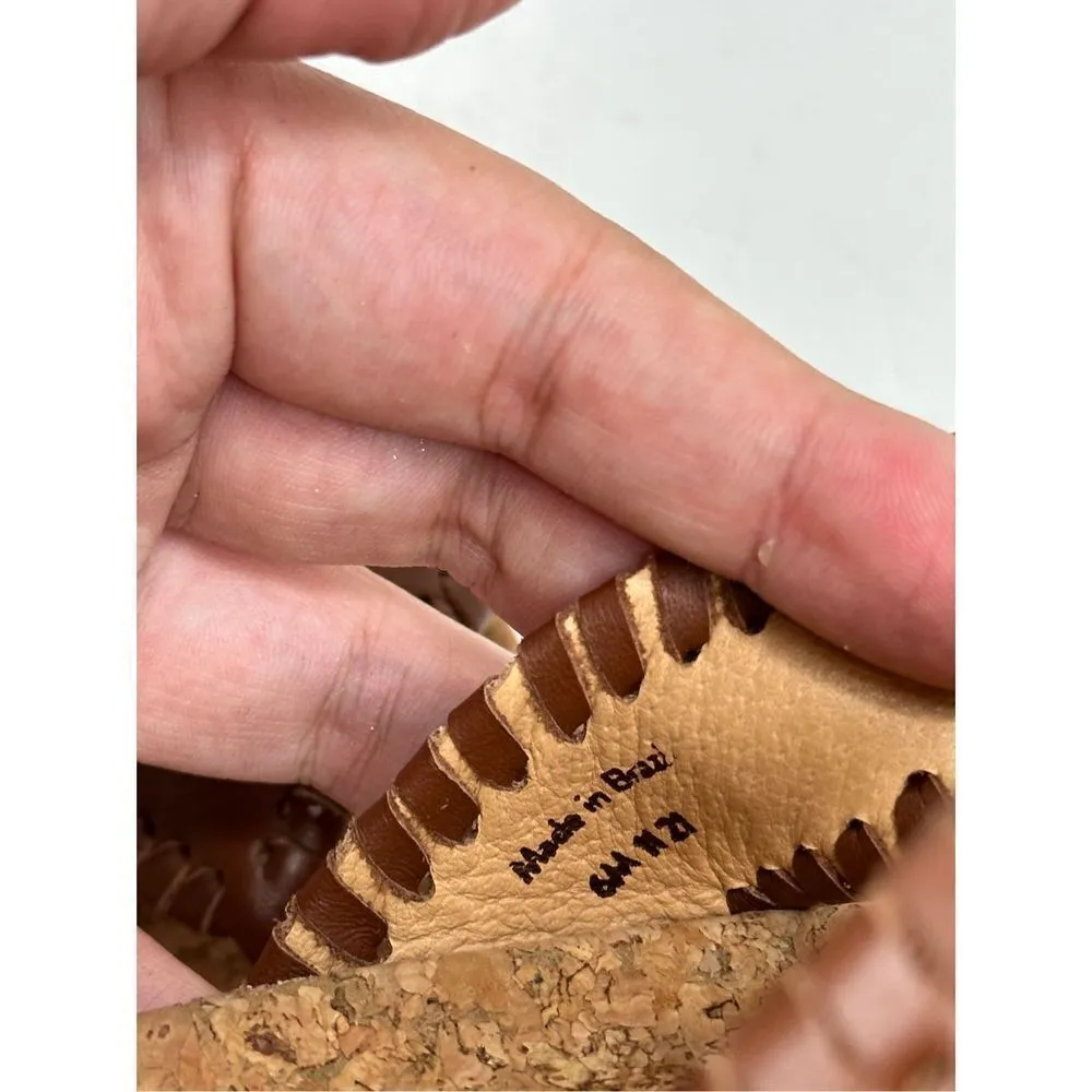 Jack Rogers Sandals Womens Size 6 Brown Leather Thelma Flip Flop - Image 9