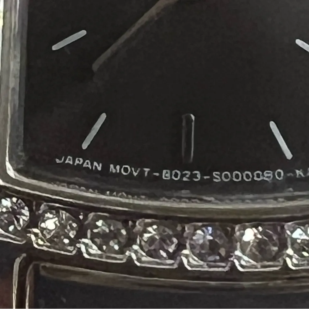 Citizen Eco-Drive Ladies Watch Crystal Black Dial Crystal and Stainless Bracelet - Image 8