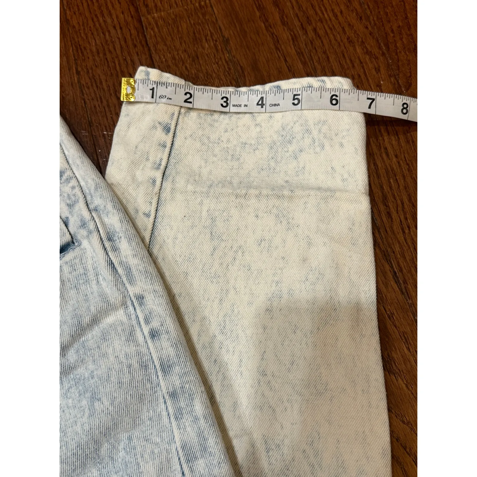 Vintage Seattle Blues Jeans 12" High Rise Acid Wash Women's Sz.26 RETRO VGUC Blue - Image 7