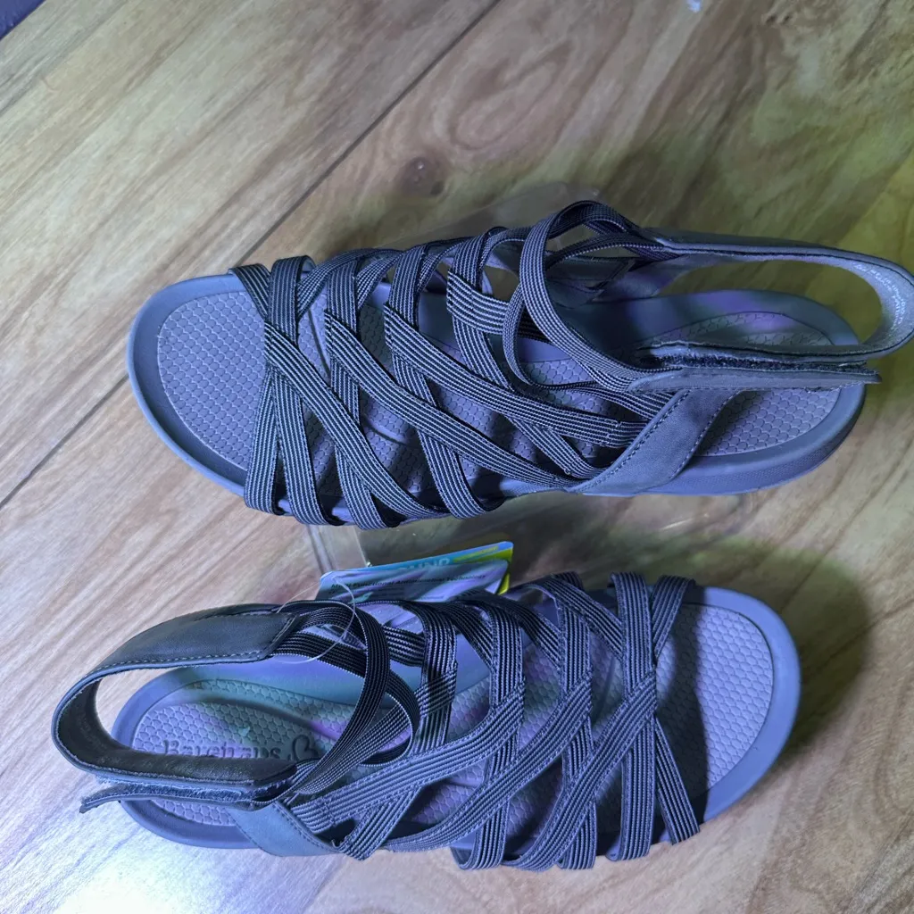 Baretraps  Taupe Suede Sandals - Image 5