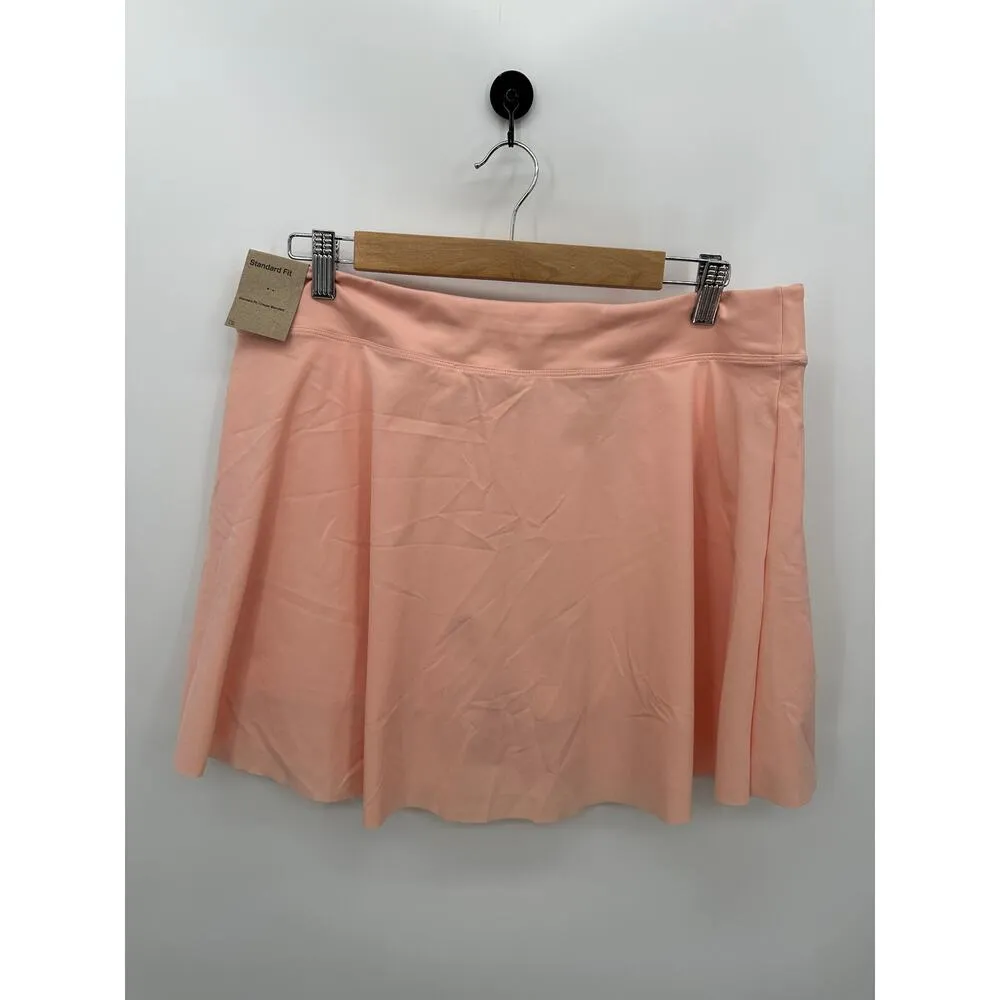 Nike Dri-fit Skort Women XL Peach Pink Tennis Pickleball Golf Preppy Stretch NWT - Image 2