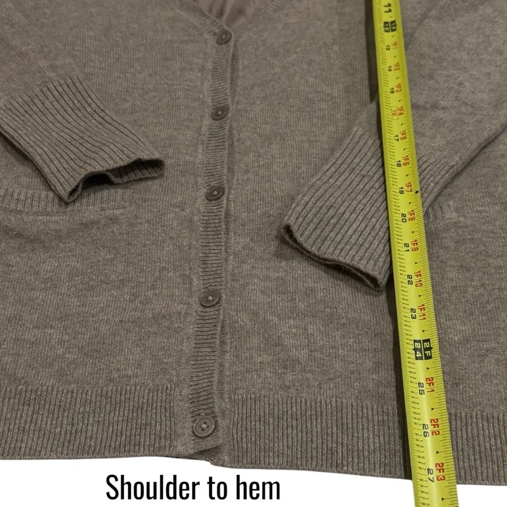 Garnet Hill Cashmere and Silk Capsule Granola‎ Girl Old Money Cardigan Size XS - Image 9