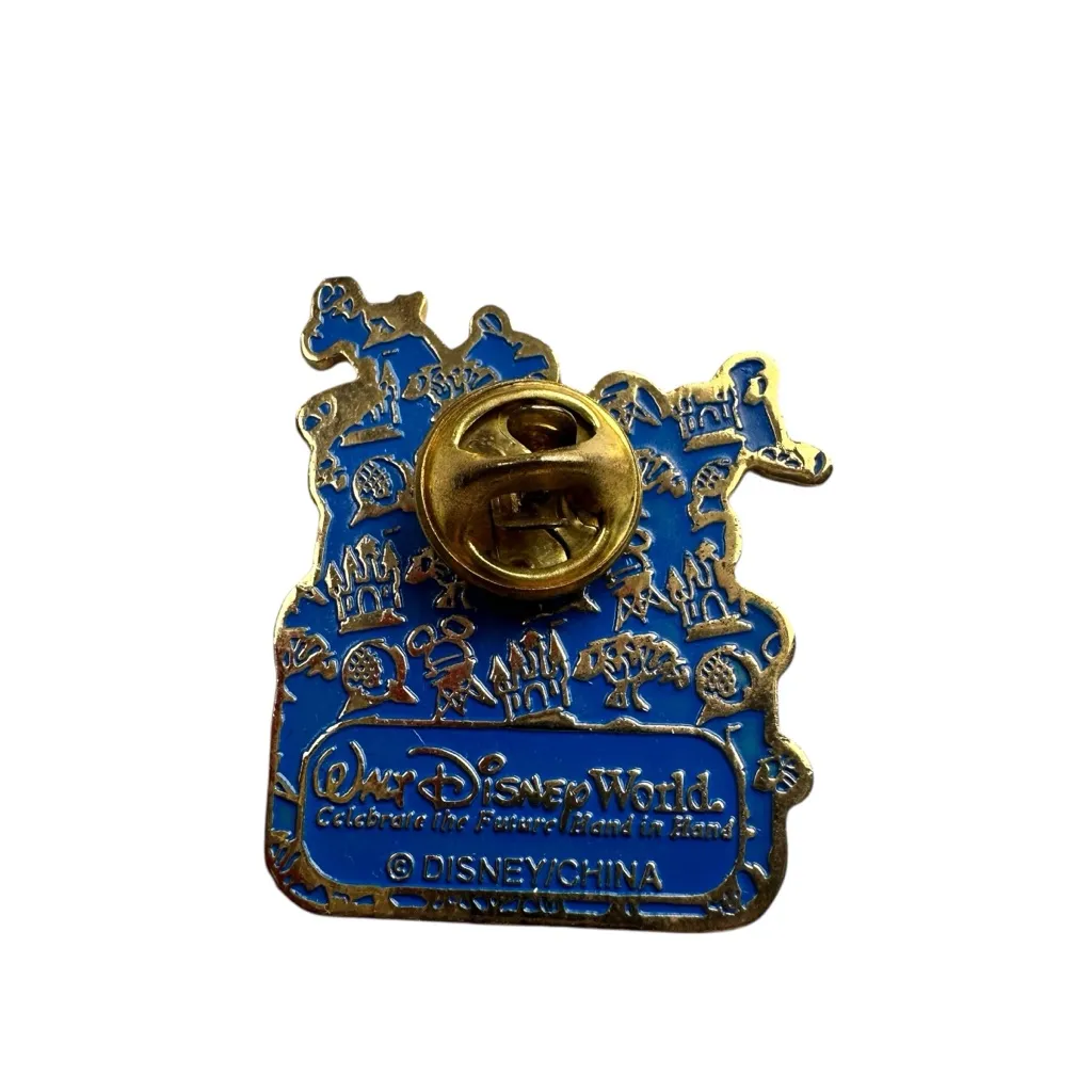 Vintage Walt Disney World “2000” Paige Name Pin Mickey Mouse Donald Duck - Image 2