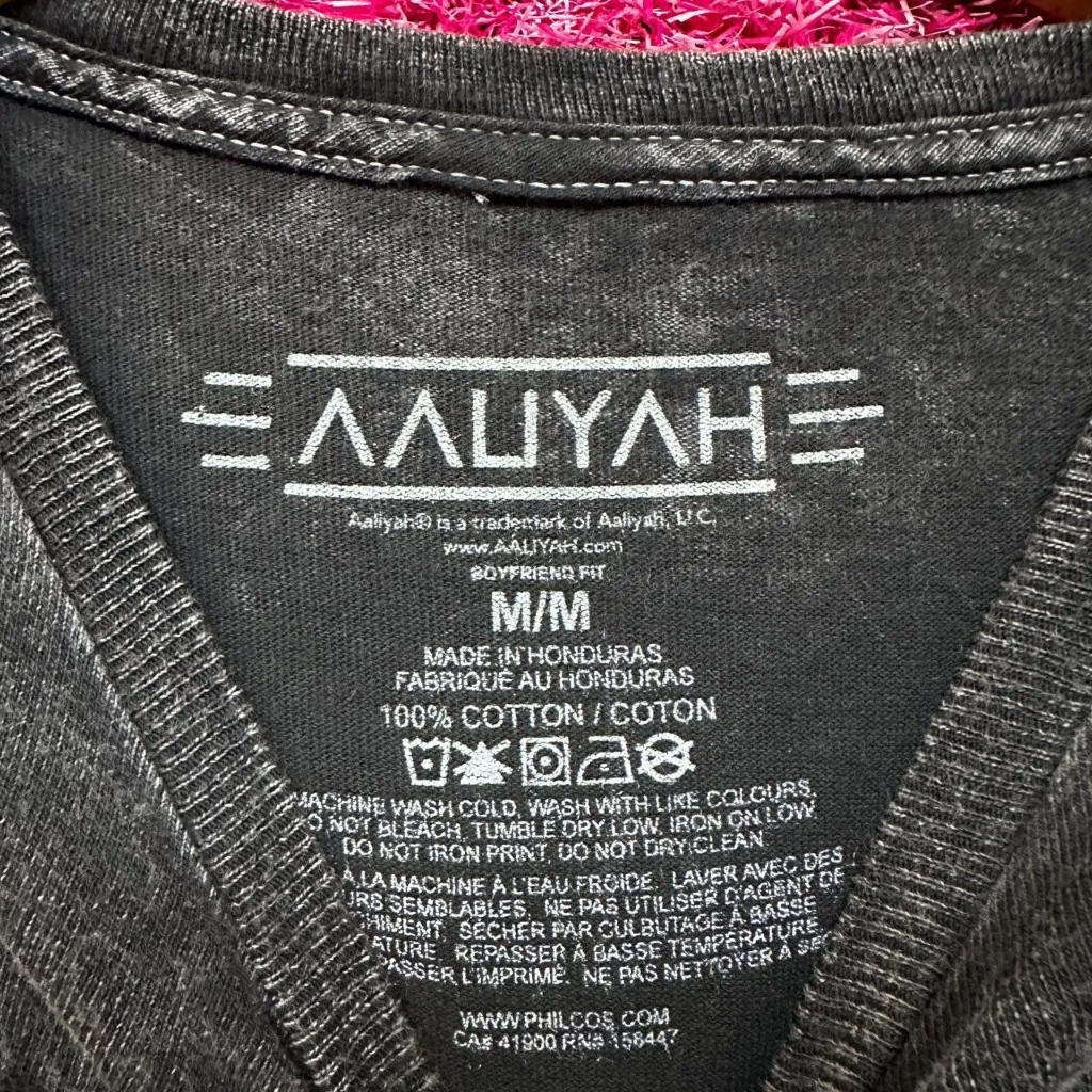 Aaliyah Princess Of RnB mineral Wash Tshirt size Medium - Image 4