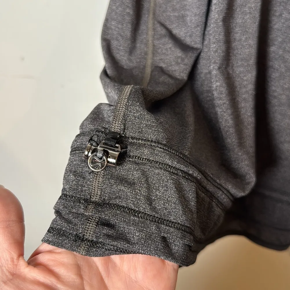 Lululemon Run: Back on Track Tank Black/Heathered Gray Women's - Image 7