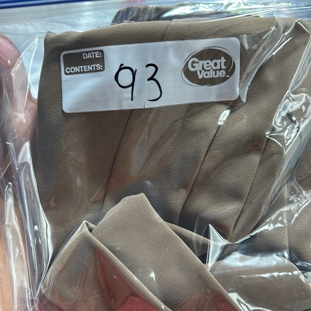 True Beauty By Emme Khaki formal capri, polyester, high - Image 9