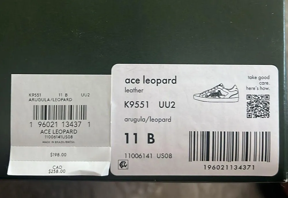 NEW Kate Spade Ace Leopard Lace-Up Low Top Sneakers w/Extra Shoe Lace, Size 11 - Image 13