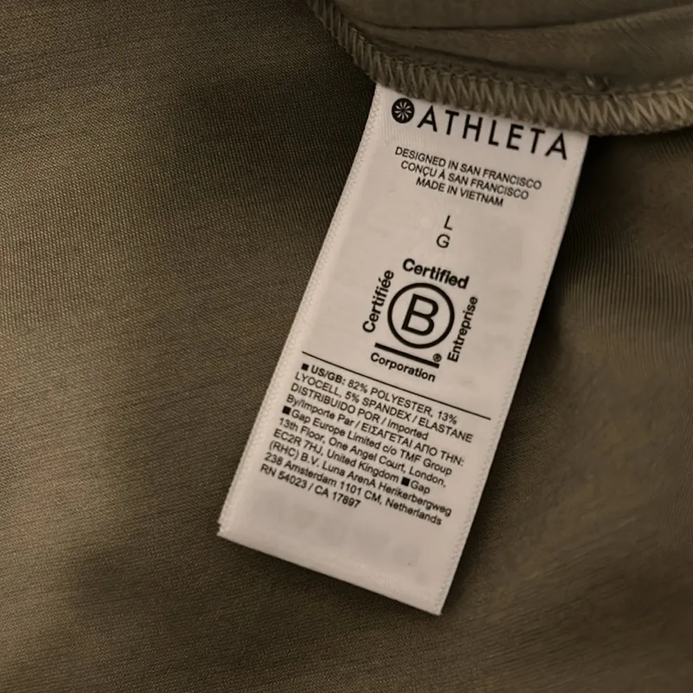 Athleta Allure Shirt Jacket Olive - Image 10