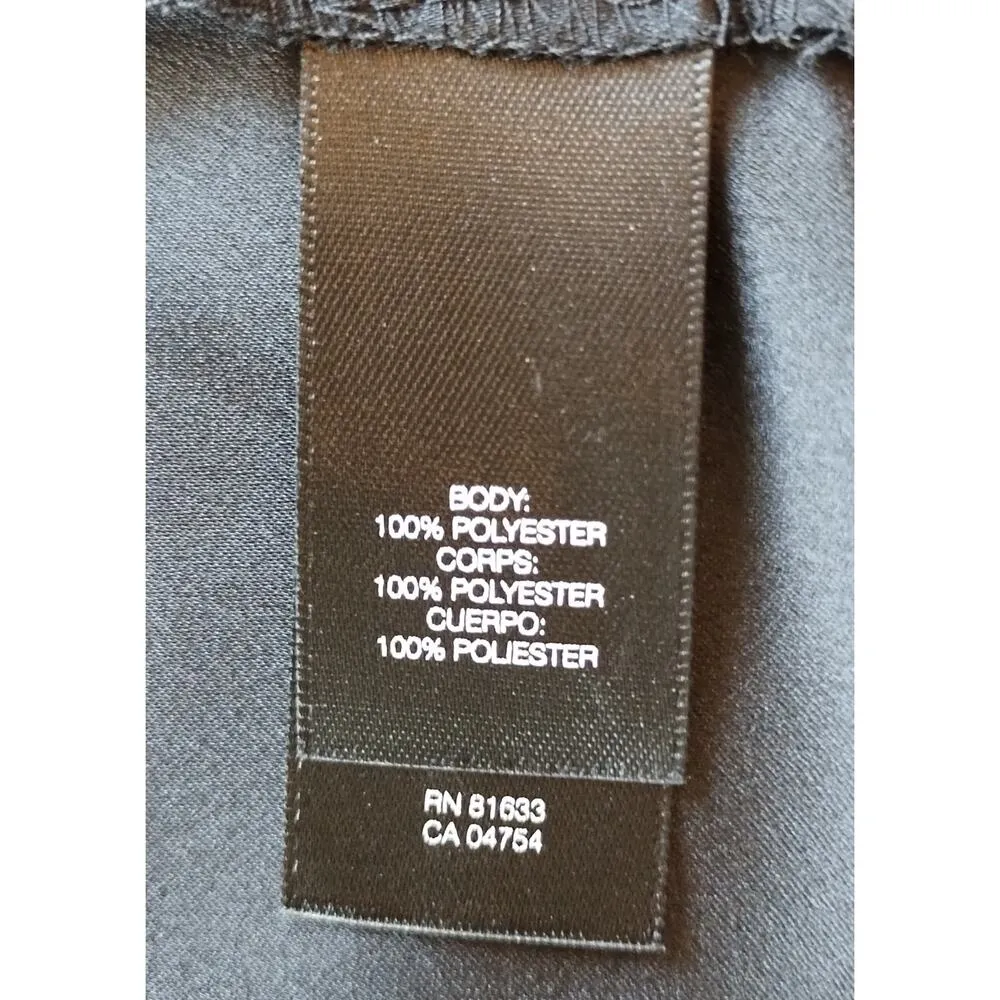 Kenneth Cole New York Sleeveless Black V-Neck faux wrap Dress Sz 12 - Image 9