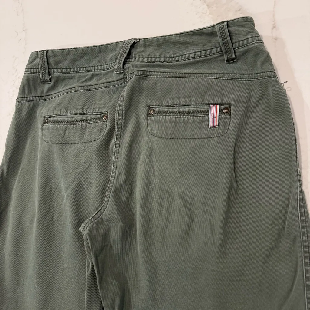 Lole Cargo Straight Leg Utility Pants Women’s 10 Mid Rise Army Green Military - Image 7