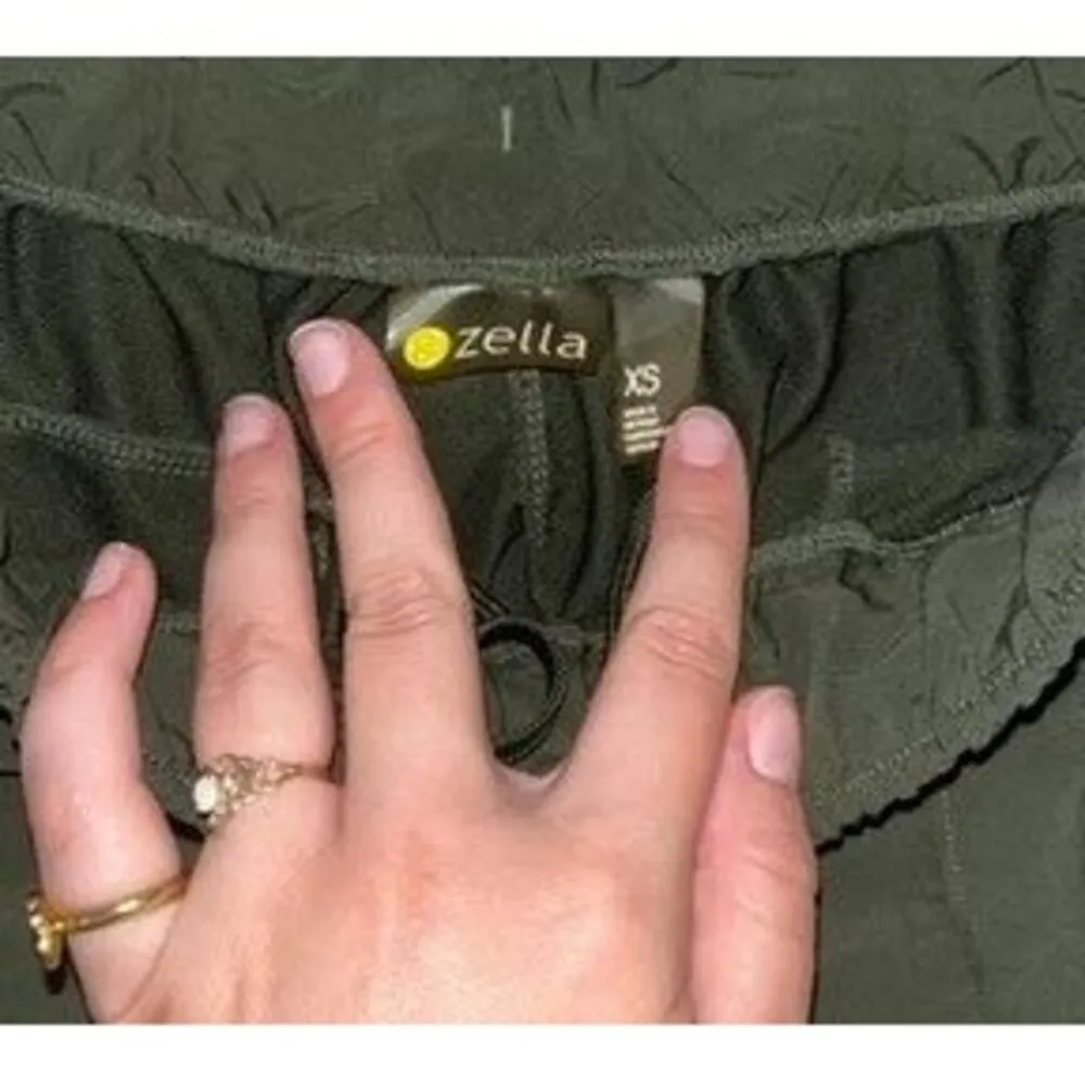 Womens Zella Olive Green Elastic Flowy High Waisted Casual Athletic Shorts Sz XS - Image 6