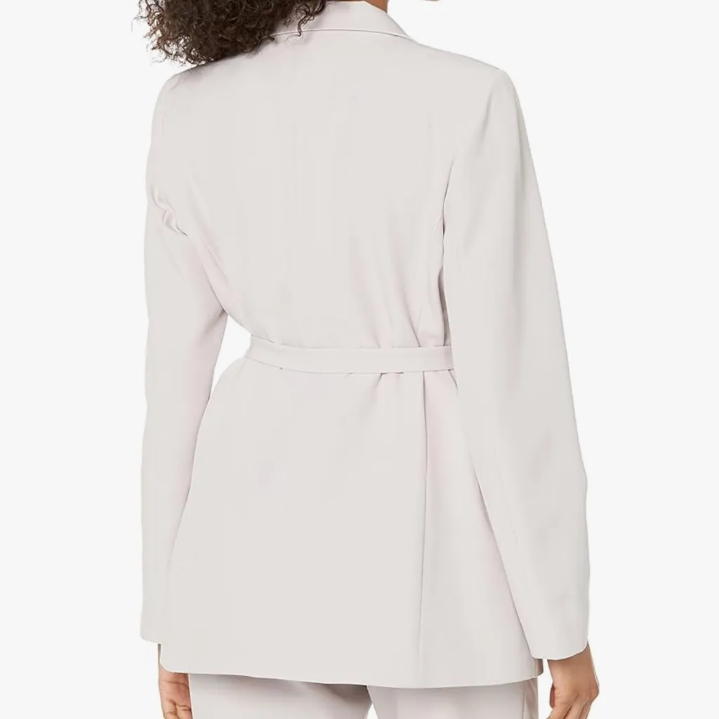 NWT The Drop Lilac Marble Ren Wrap Front Belted Blazer - Image 2