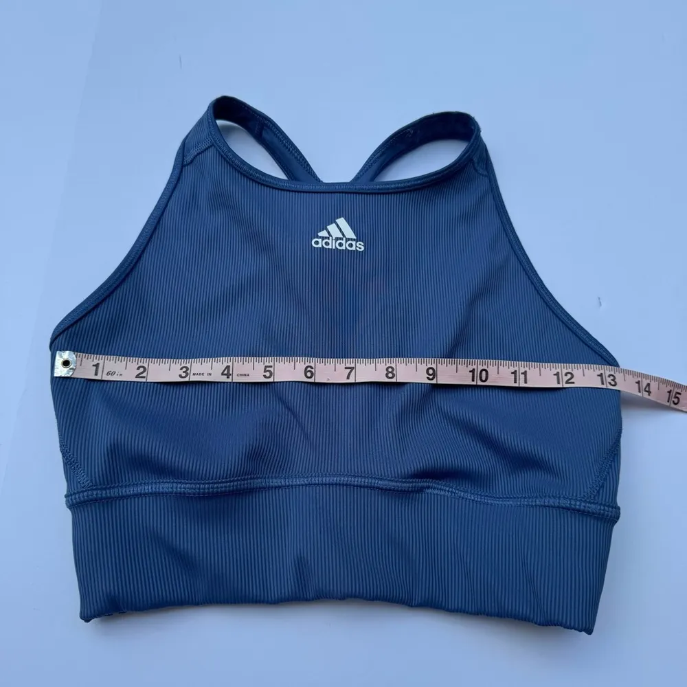 Adidas Women's Blue Sport Top - Image 3