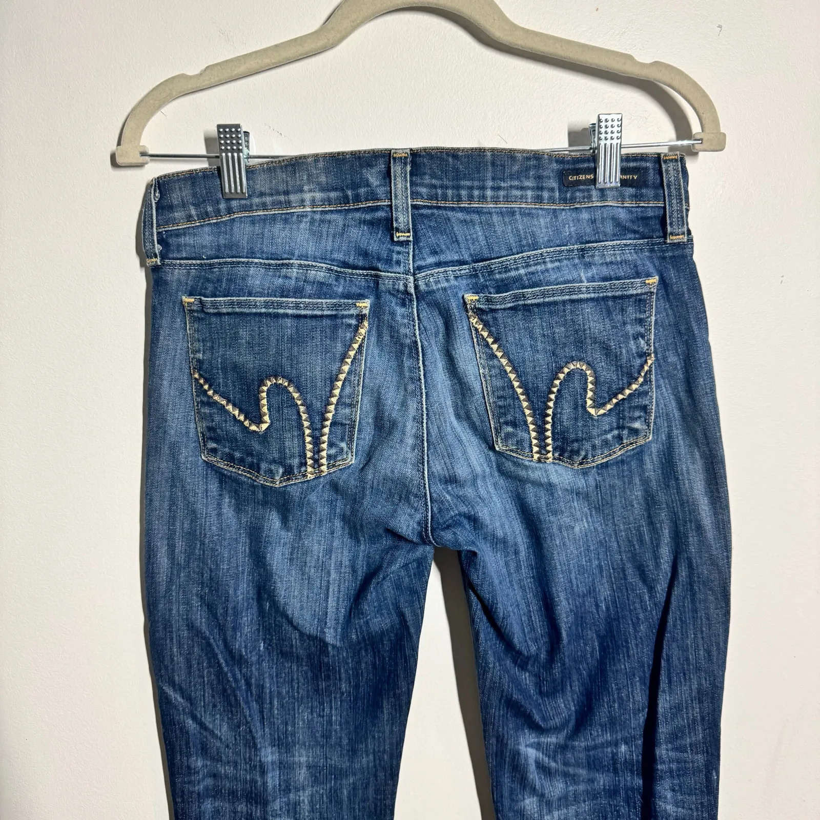 Citizens Of Humanity Amber Stretch High Rise Bootcut Jean Women 27 Blue Western - Image 8