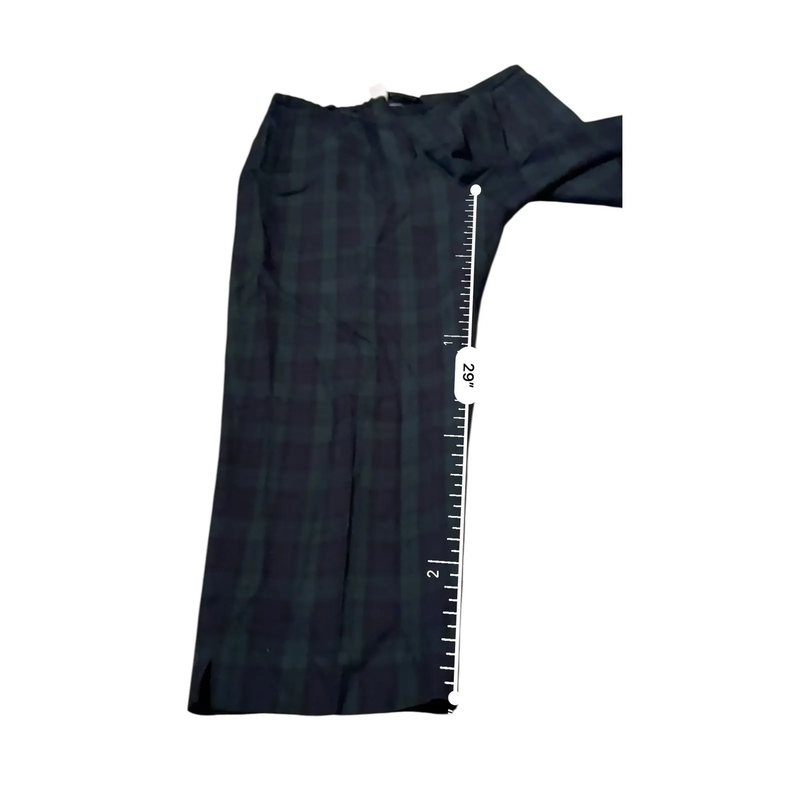 Pendleton Wool Trousers Women's Size 18W Blackwatch Plaid Classic Career - Image 10