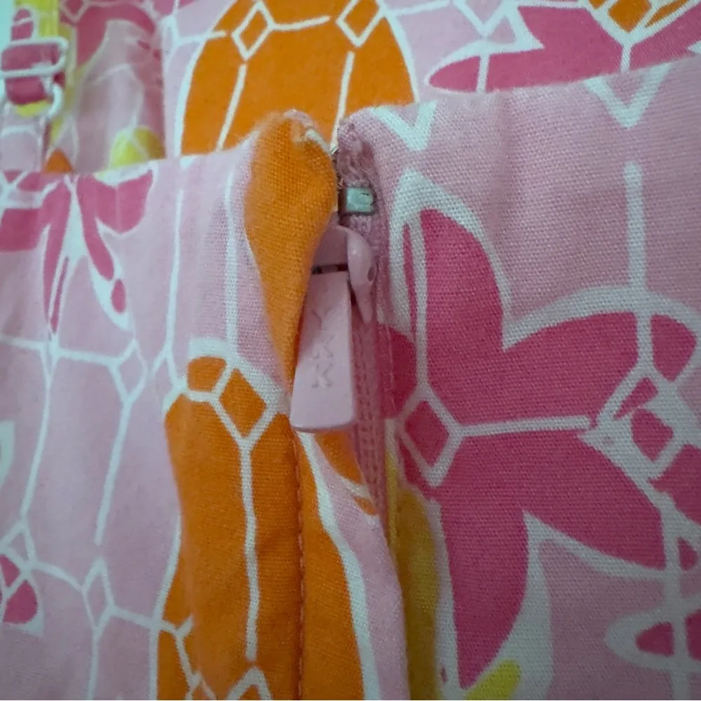 Lilly Pulitzer Vintage White Label Pineapple Dress Adjustable Spaghetti Straps 0 - Image 7